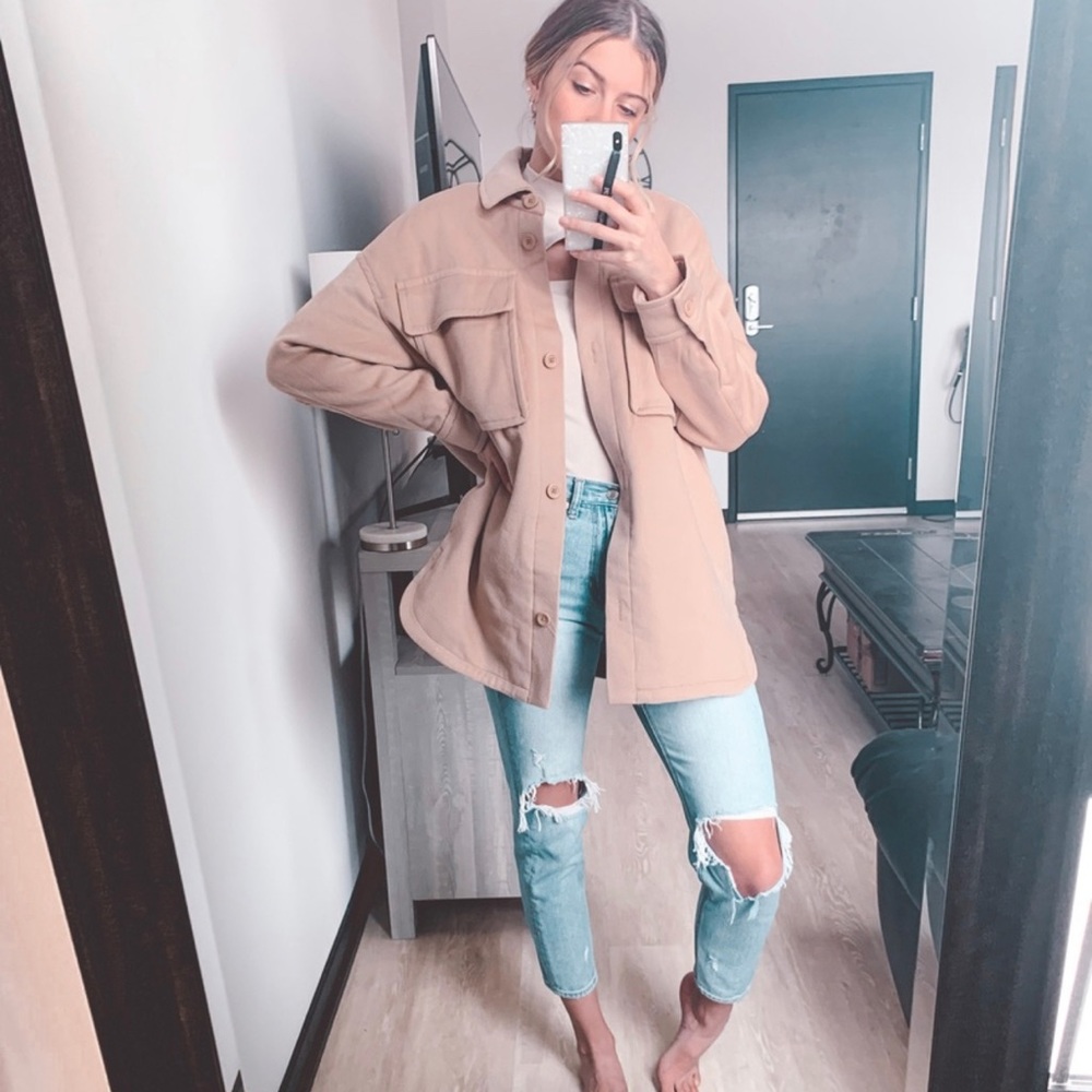 Oversized Cozy Shirt Jacket - Abercrombie & Fitch